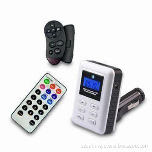 car FM Transmitter with Bluetooth Handsfree Function and Advance Audio Distribution Profile